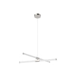 Kuzco Lighting CH18537-BN LED 37 Inch Indoor Lighting Akari Chandelier Ceiling Light Brushed Nickel Finish