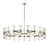 Alora Lighting CH309042PNCG Revolve 42 Light 60 inch Chandelier Ceiling Light Polished Nickel Finish