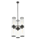 Alora Lighting CH311633UBCG Revolve II 6 Light 18 inch Bronze Chandelier Ceiling Light