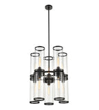 Alora Lighting CH311655UBCG Revolve II 10 Light 21 inch Bronze Chandelier Ceiling Light