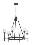 Alora Lighting CH314306UBRC Salita LED Chandelier Ceiling Light Bronze Finish