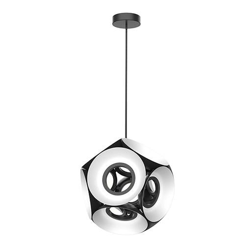 Kuzco Lighting CH51232-BK/WH LED Indoor Lighting Chandelier Ceiling Light Black/White Finish