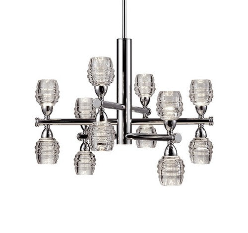 Kuzco Lighting CH52127-CH Honeycomb LED Chandelier Light 120V - BuyRite Electric