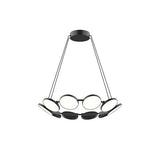 Kuzco Lighting CH72225-BK LED Indoor Lighting 25 Inch Chandelier Ceiling Light Black Finish