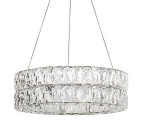 Kuzco Lighting CH78220 Solaris LED Chrome Chandelier Ceiling Light 120V - BuyRite Electric