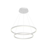 Kuzco Lighting CH87232-WH LED Cerchio Chandelier Light White Finish