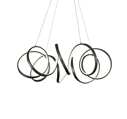 Kuzco Lighting CH93834-BK Synergy LED Chandelier Ceiling Light 120V - Buyrite Electric