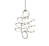 Kuzco Lighting CH93941-AS LED Synergy Chandelier Ceiling Light 120V Antique Silver Finish