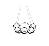 Kuzco Lighting CH94824-BK LED Oros Chandelier Ceiling Light 120V Black Finish