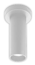 Westgate Lighting CMC3-MCTP-DD-WH LED 3 Inch Ceiling Mount Cylinder 3000K/4000K/5000K Triac Dimmable at 120V & 0-10V Dimming at 120-277V White Finish