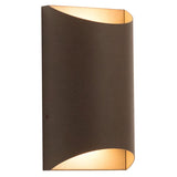 Westgate CRES-51-BR Small Crest Wall Sconce Tunnel Bronze