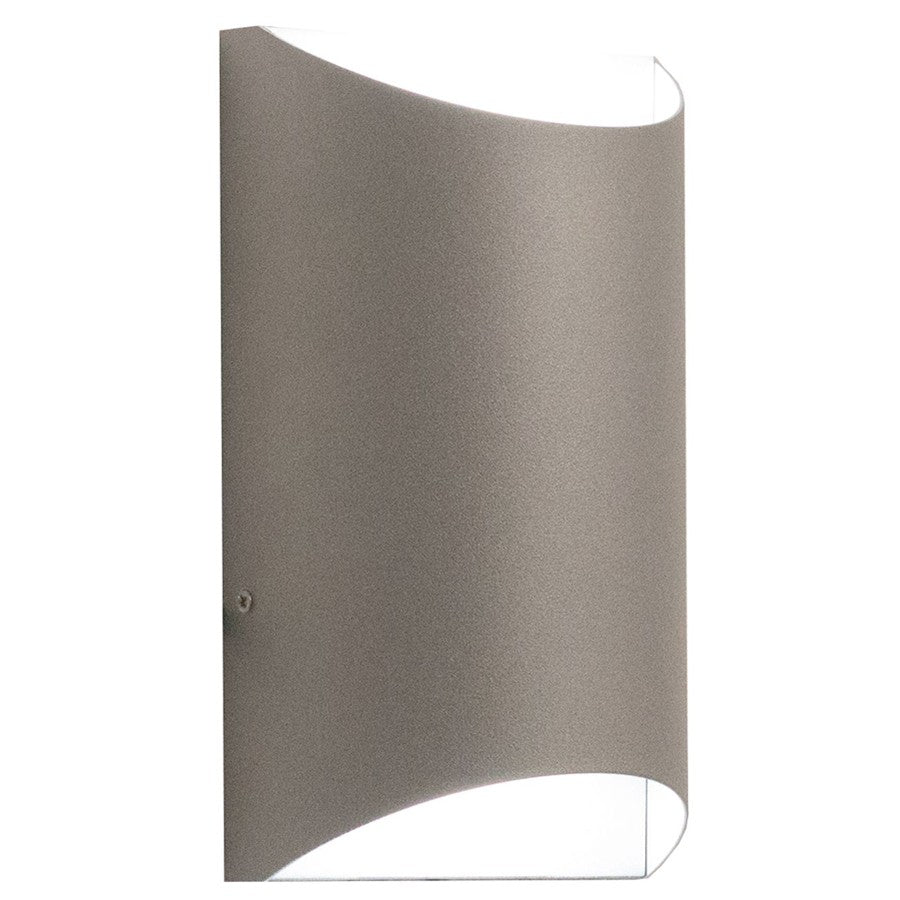 Westgate CRES-51-SIL Small Crest Wall Sconce Tunnel Silver