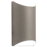 Westgate CRES-51-SIL Small Crest Wall Sconce Tunnel Silver