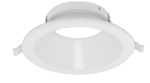 Westgate Lighting CRLC-TRM-8-WH LED 8 Inch Round Trim For CRLC Series White Ring Open White Finish