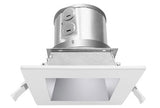 Westgate CRLC6-40W-MCTP-SA-D-WH 20W 6 Inch Square Led Commercial Recessed Light 27K/30K/35K/40K/50K 120~277V AC White Finish & White Ring