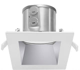 Westgate CRLC6-20W-MCTP-S-D 6 Inch LED Square Trim Clip-On/Snap-In Commercial Recessed Light,, Lumens 80lm/w, Multi-Color Temperature