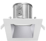 Westgate CRLC6-20W-MCTP-SA-D 6 Inch LED Square Trim Clip-On/Snap-In Commercial Recessed Light,, Lumens 80lm/w, Multi-Color Temperature