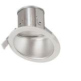 Westgate CRLC6-15W-40K-A-D 15W 6 Inch Round Led Commercial Recessed Light 4000K 120~277V AC Haze Finish & White Ring