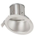 Westgate CRLC6-20W-40K-A-D 20W 6 Inch Round Led Commercial Recessed Light 4000K 120~277V AC Haze Finish & White Ring