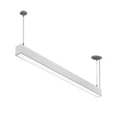 Core Lighting CSL340-4-DL3-UL1-35K-UNV-WH LED 4ft Direct/Indirect Suspended Light, 3500K White Finish