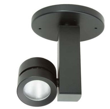 Core Lighting CTL410-L1-27K-BK-FL-MP 700 Lumen Vertical Monopoint Track Head 2700K Black