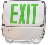 Westgate CWLEZXTE1GG Wet Location Combination Led Exit Sign & Led Emergency