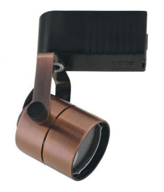 ELCO Lighting ETLD528CP Low Voltage LED Cylinder Track Fixture 50W 12V Triac Copper Finish