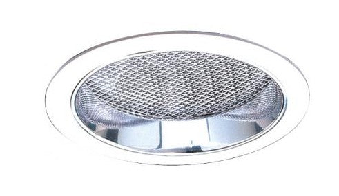 ELCO Lighting EL862C 8 Inch CFL Horizontal Reflector with Regressed Prismatic Lens 42W Clear with White Ring Finish