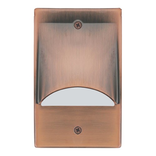 ELCO Lighting ELST9830CP Mini LED Step Light with Scoop 2W 3000K 12V Copper Finish | BuyRite Electric