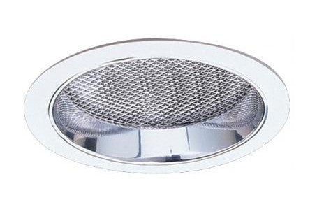 ELCO Lighting EL782C 7 Inch CFL Horizontal Reflector with Regressed Prismatic Lens 42W Clear with White Ring Finish