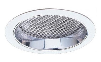 ELCO Lighting EL762C 7 Inch CFL Horizontal Reflector with Regressed Prismatic Lens 18W Clear with White Ring Finish