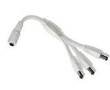 Diode LED DI-0705-5 3-Way DC Splitter Cable (05 Pack), White Finish