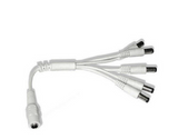 Diode LED DI-0707-25 5-Way DC Splitter Cable (25 Pack), White Finish