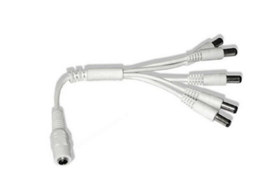 Diode LED DI-0707 5-Way DC Splitter Cable, White Finish
