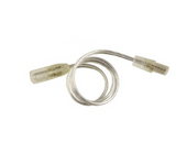 Diode LED DI-10MM-WL12-EXT-25 12 inches Wet Location Extension Cable (10.5mm Plugs) - Male to Female, White Finish- Pack of 25