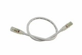 Diode LED DI-10MM-WL6-EXT-5 6 inches Wet Location Extension Cable (10.5mm Plugs) - Male to Female, White Finish - Pack of 05