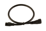 Diode LED DI-1308-BK FENCER 12 inches Extension Cable, Black Finish