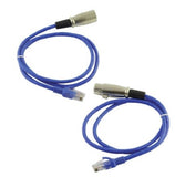 Diode LED DI-1811 XLR-3 to RJ45 Adapter Cable Pair