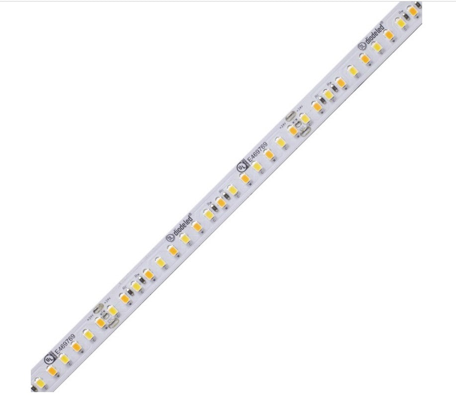 Diode LED DI-24V-BLSEL-TW2460-100 100ft Blaze Select Tunable White Tape Light 24V DC, Watt: 5.3/ft, Lumens:270/586/336, Color Temperature: 2400K/3800K/6000K