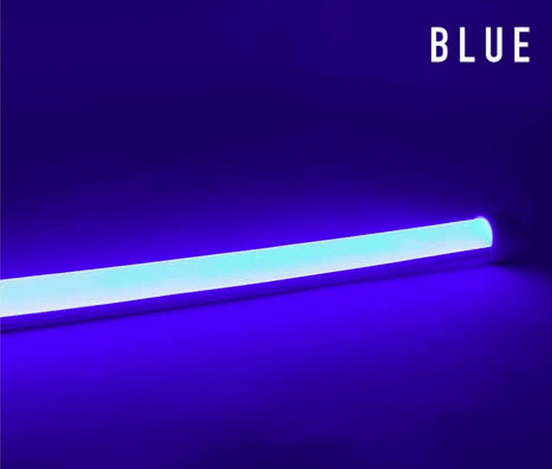Diode LED DI-24V-SE-NBL2-BL-32 32.8ft Neon Blaze Flexible LED Lighting Color Temperature Blue, Watt 2.44W/ft, Lumens 12lm/ft 24V Side Emitting