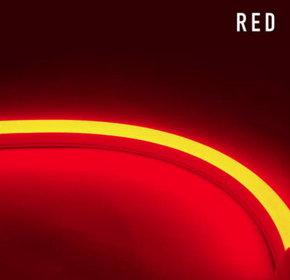 Diode LED DI-24V-SE-NBL2-RD-32 32.8ft Neon Blaze Flexible LED Lighting Color Temperature Red, Watt 2.44W/ft, Lumens 21lm/ft 24V Side Emitting