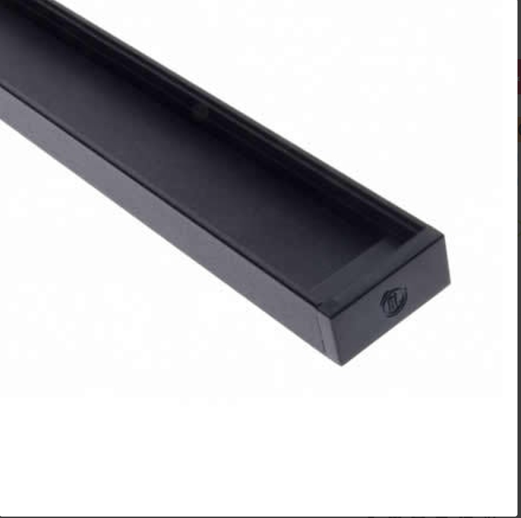 Diode LED DI-CPCHA-SL48B-10 48" Chromapath LED Tape Light Slim Builder Channel (10 Pack), Black Finish