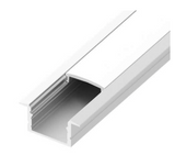 Diode LED DI-CPCHB-REC-96 96" Recessed Channel Bundle, Frosted Cover, End Cap Pairs, Mounting Hardware