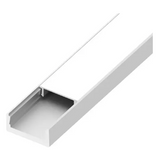 Diode LED DI-CPCHB-SL-96W 96" Slim Channel Bundle White , Frosted Cover, 2 Open End Cap, 2 Closed End Cap, 4 Mounting Clips