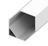 Diode LED DI-CPCHB-SQC10-48 48" Chromapath LED Tape Light Square Corner 10mm Aluminum Channel Bundle