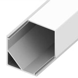 Diode LED DI-CPCHB-SQC20-48 48" Chromapath LED Tape Light Square Corner 20mm Aluminum Channel Bundle