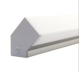 Diode LED DI-CPEC-45PD-1 Brushed Aluminum Chromapath 45° Premium Diffusion End-Cap