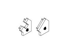 Diode LED DI-CPEC-45W-1 White Chromapath 45° End-Cap