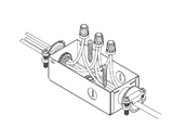 Diode LED DI-FENSEL-JBOX-WH LED Junction Box For Fencer LED Light Bars