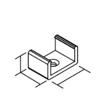 Diode LED DI-INF-MTCL-5 InfiniLine X Mounting Clips (Pack of 5)